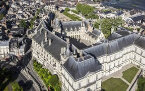 Château royal de Blois / vue aérienne 